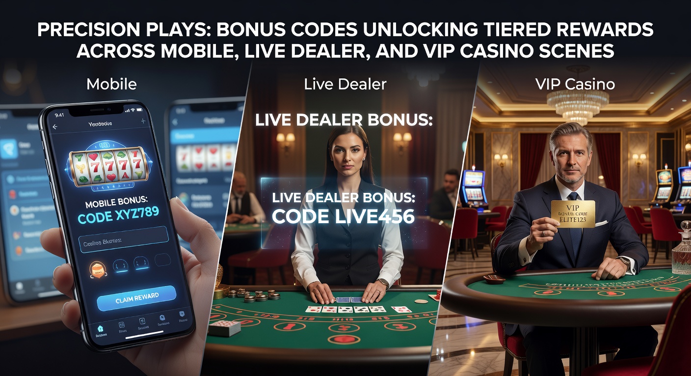 Smartphone mit Casino-App, das gestaffelte Bonus-Belohnungen in einem modernen Mobile-Casino anzeigt, umgeben von Icons für Live-Dealer-Spiele und VIP-Level